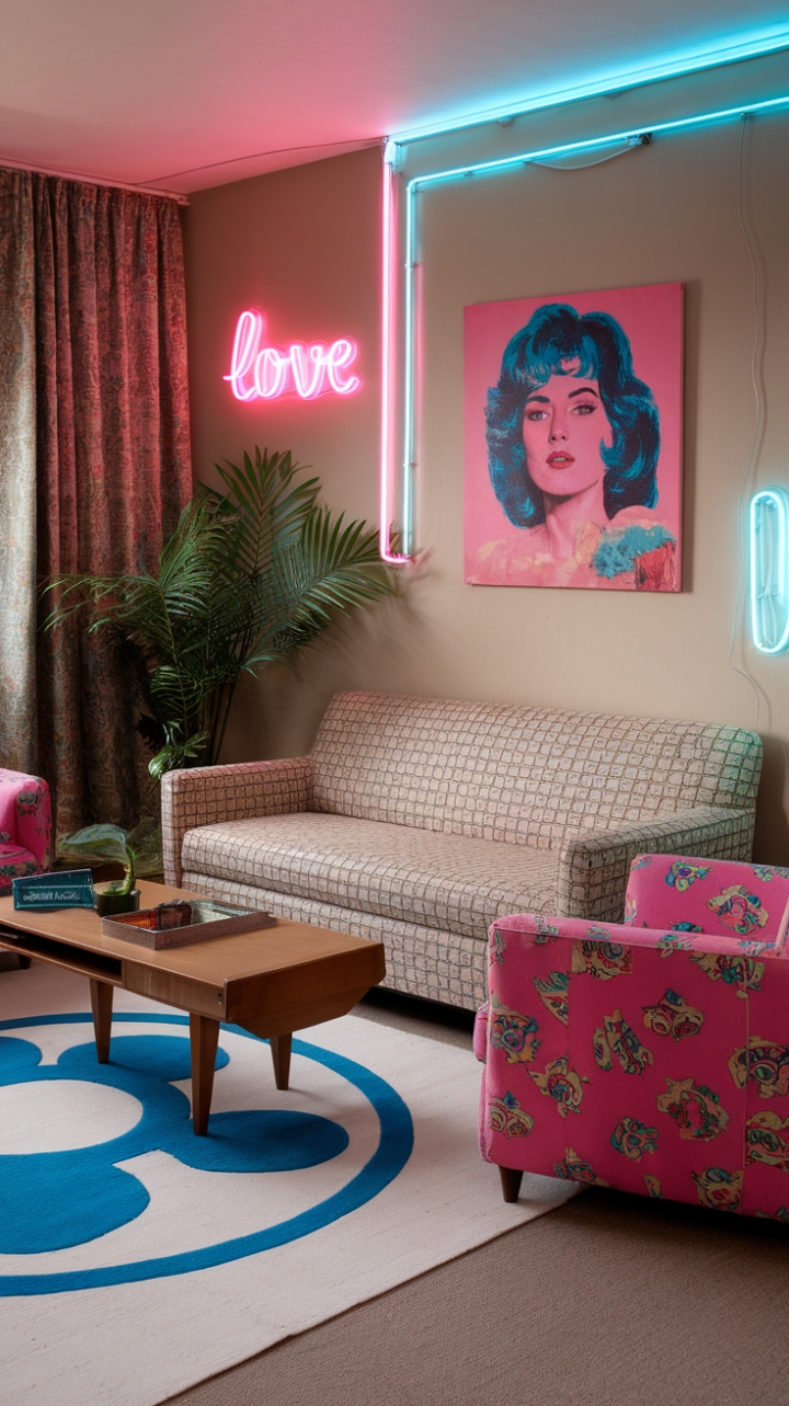 20 Vintage 80s Living Room Decor Ideas That Will Transform Your Space into Retro Chic