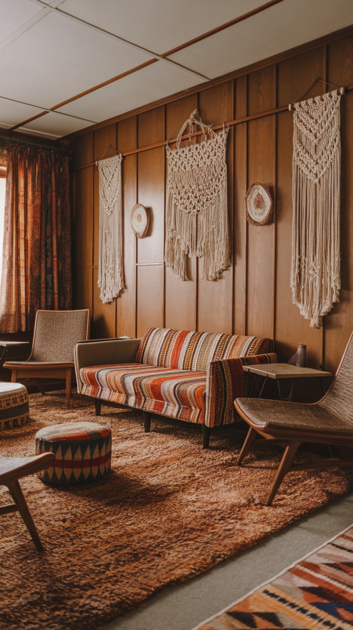 20 Vintage 70s Living Room Decor Ideas: Groovy Vibes & Retro Chic You Need Now
