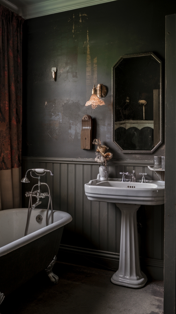 20 Moody Vintage Bathroom Decor Ideas: Transform Your Space into a Timeless Retreat