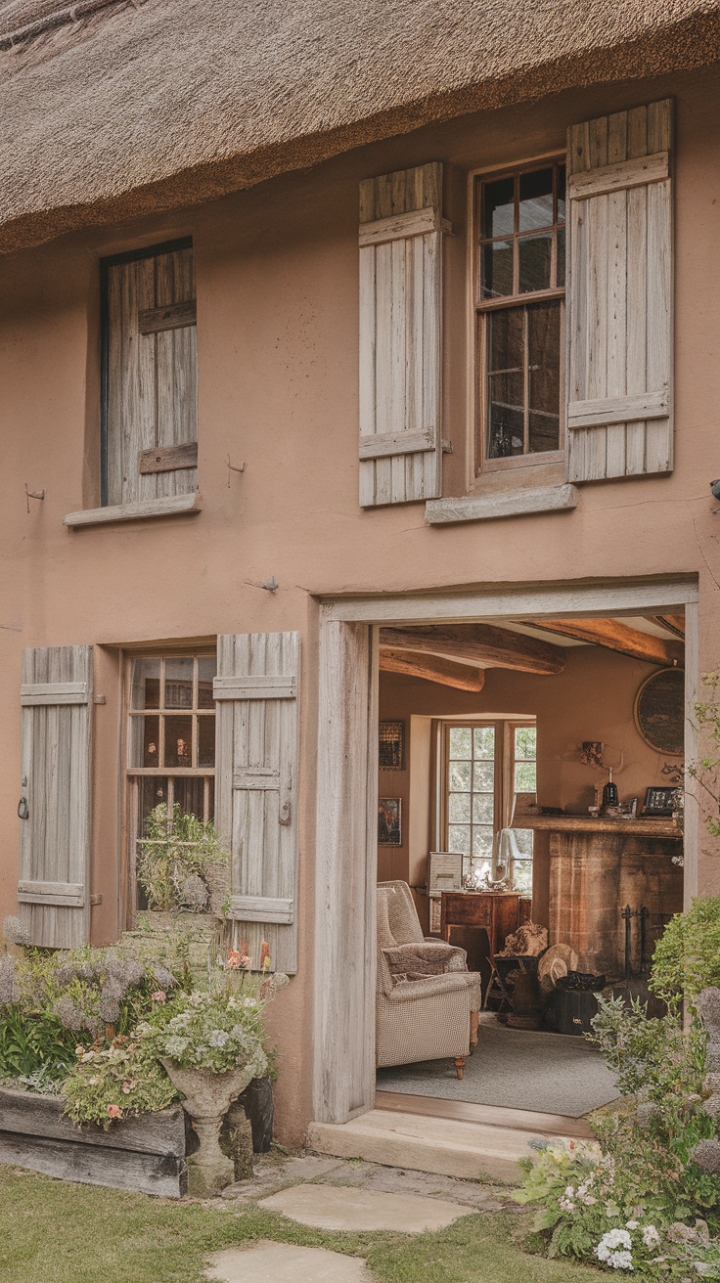 Escape to the English countryside with this idyllic vintage cottage. Imagine cozy evenings by the crackling fireplace, surrounded by cherished antiques and the gentle glow of warm lighting. From its charming exterior to its meticulously curated interior, every detail speaks to a life lived beautifully and simply. A true haven of rustic sophistication.